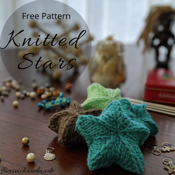 Easy Knitted Stars Free Pattern Asmi Handmade