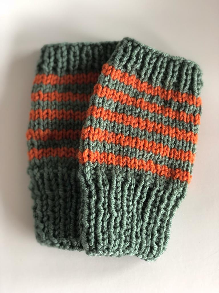 Knitted fingerless mittens pattern - free knitting pattern ...